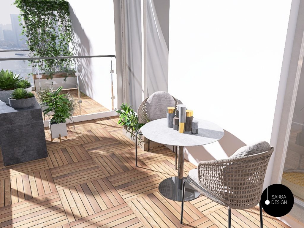 projekt salonu z aneksem kuchennym