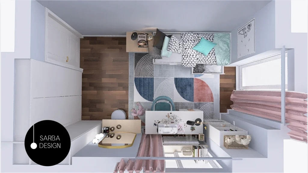 pokój dziecka rzut funkcjonalny